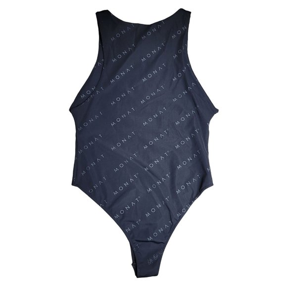 MONAT High Neck Body Suit Black Size Small - Picture 2 of 5
